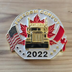 Freedom Convoy 2022 Pin Gold